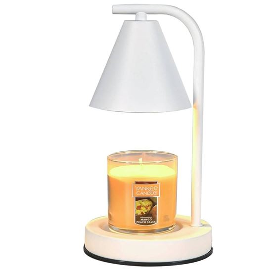 تصویر  Home Decor Fragrance Candle Warmer Lamp Wooden Base Candle Warmer Lamp Wax Melt Candle Warmer