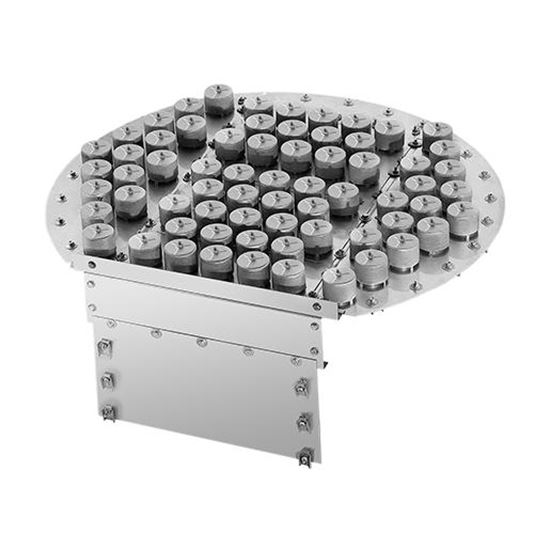 تصویر  سینی­ های فنجانی (Bubble Cap Tray) کارخانه پتروشیمی