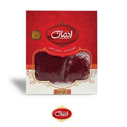 تصویر  زعفران پوشال جعبه ای ادمان